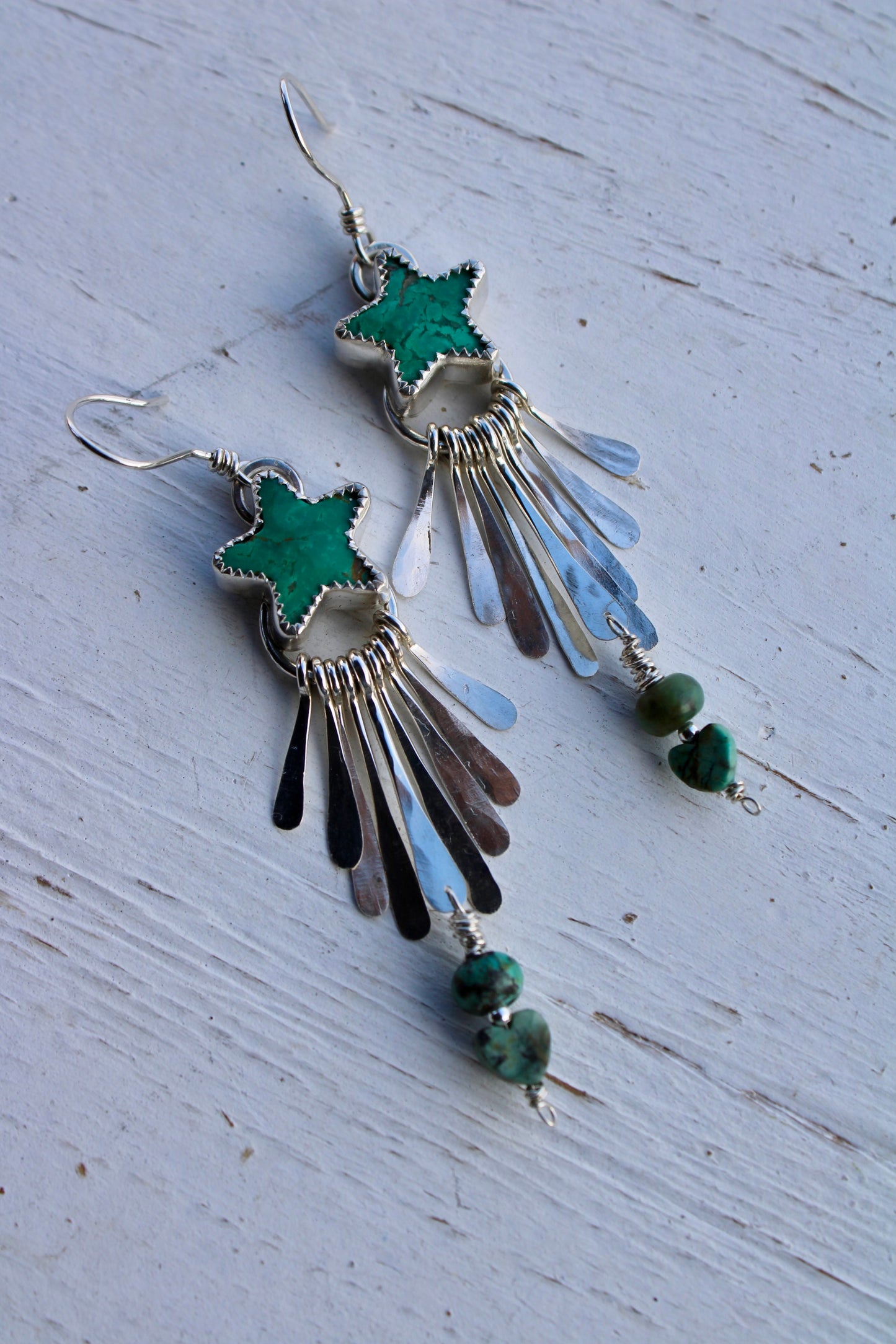 STAR FRINGE EARRINGS