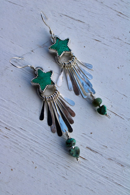 STAR FRINGE EARRINGS