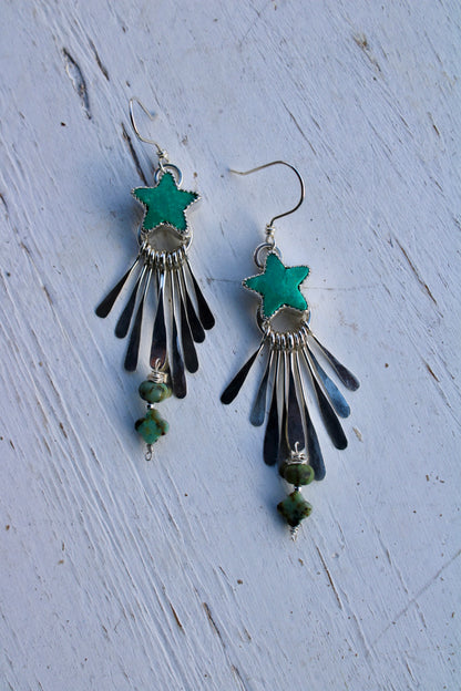 STAR FRINGE EARRINGS