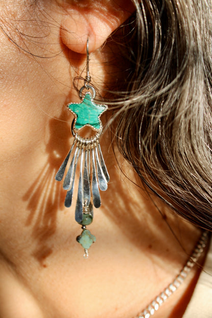 STAR FRINGE EARRINGS